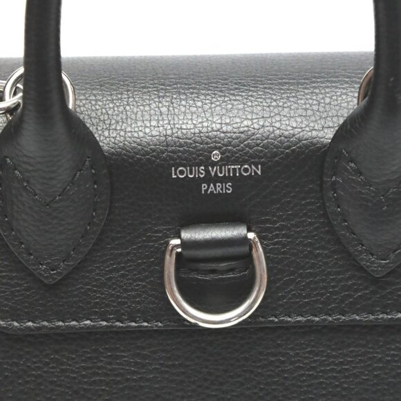 LOUIS VUITTON Black Leather Backpack - Picture 15 of 16